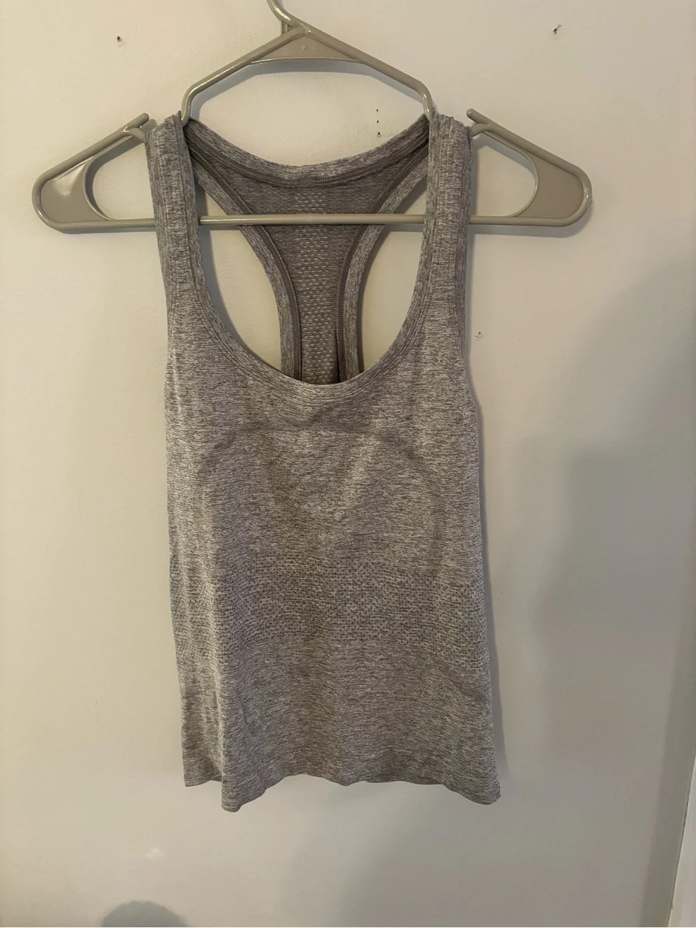 lululemon athletica Gray Racerback Tank Top